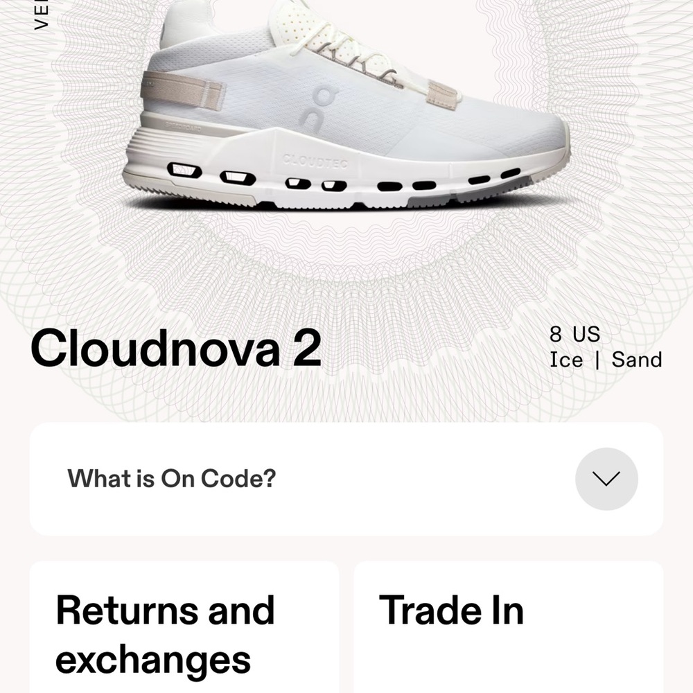 Cloudnova 2 CloudTec cushioning size 8 - image 2